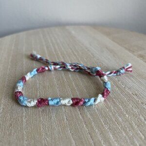 Ayelet Bracelet, anklet, trendy, comfortable, tie, embroidery thread, woven, gif